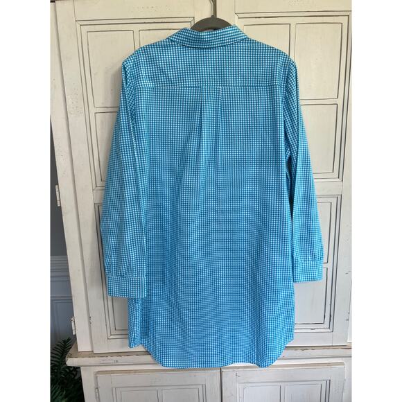 Grace Baker size XL button down shirt dress with pockets - Picture 6 of 6